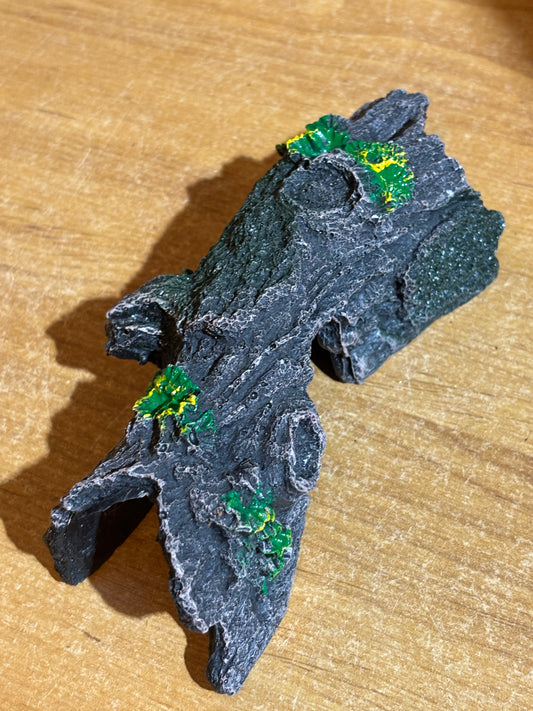 Fake log for tarantula slings and small juveniles.