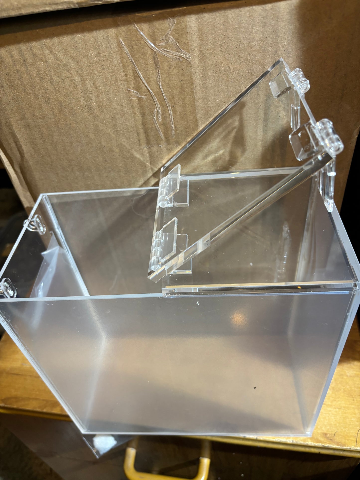 240 x 240 x 100mm enclosure.