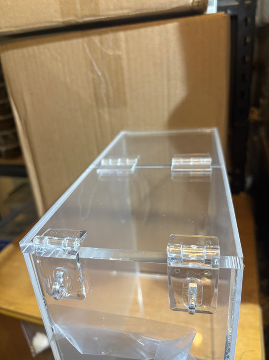 240 x 240 x 100mm enclosure.