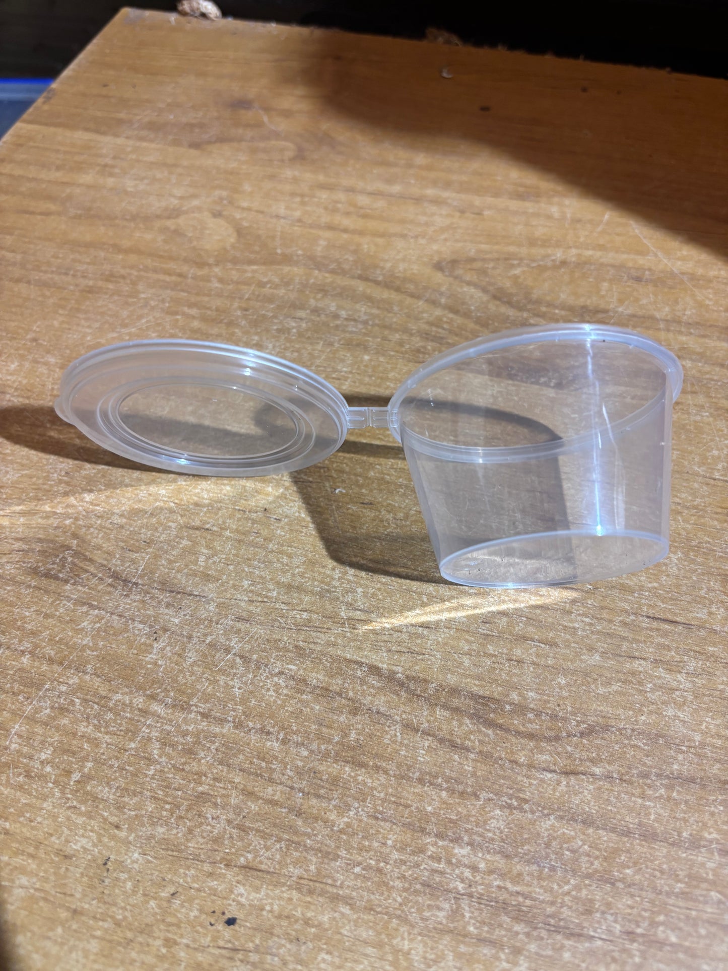 100ml flip lid container .