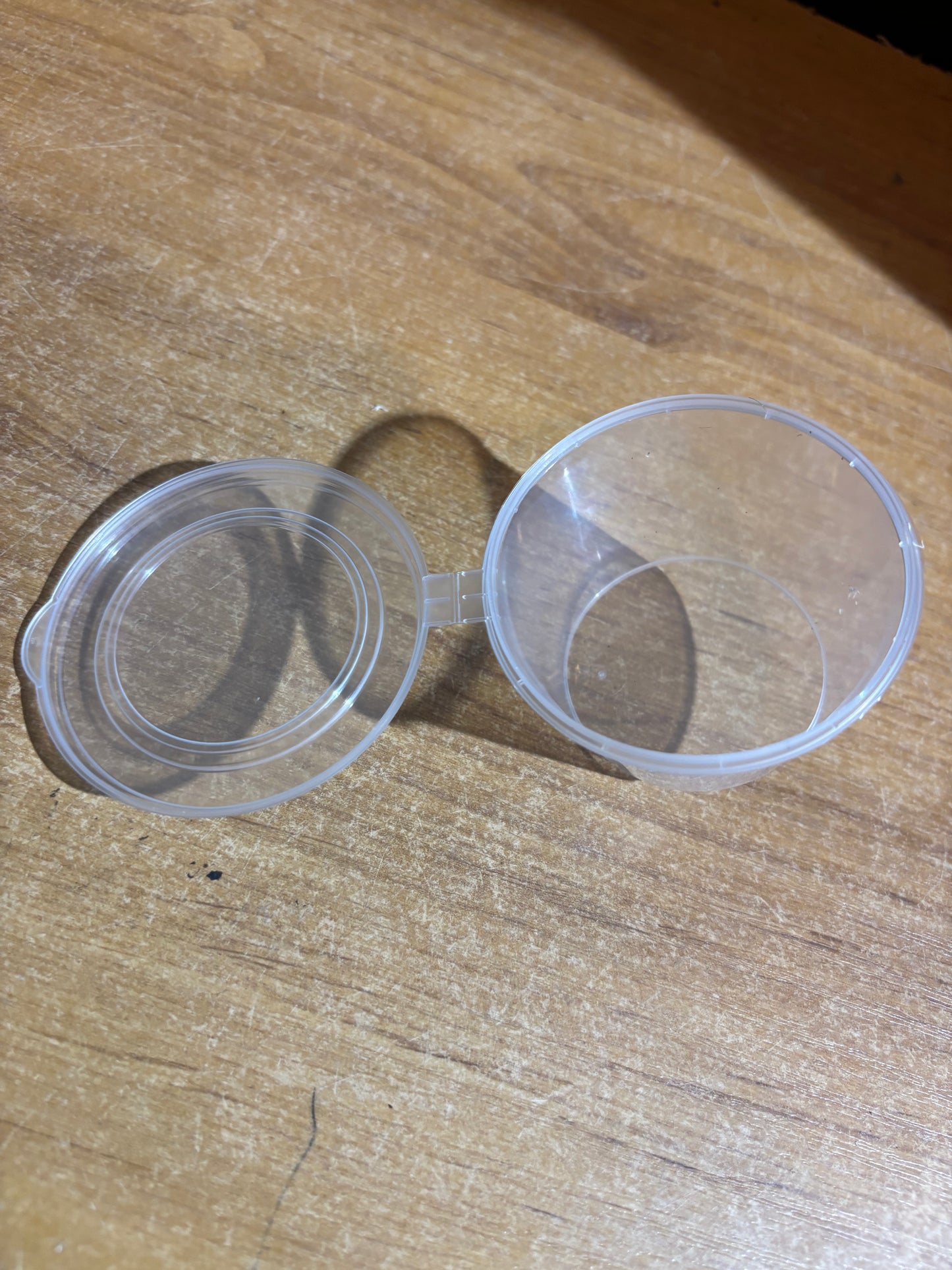 100ml flip lid container .