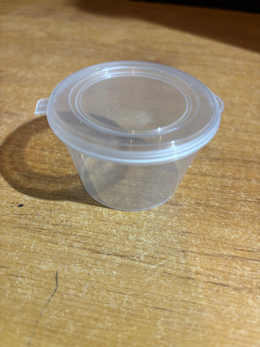 100ml flip lid container .